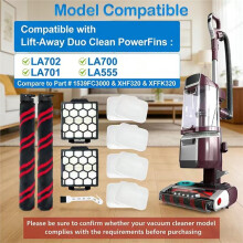 LA702 LA700 LA555 Accessories Kit for Rotator Lift-Away Duo Clean PowerFins LA702 LA700 Upright Vacuum Parts