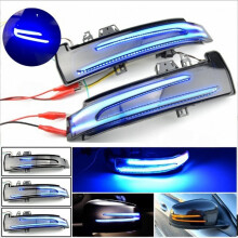 1 Pair Dynamic  and Yellow LED Turn Signal for   W204 W176 W212 CLA A B C E S GLA GLK CLS Class