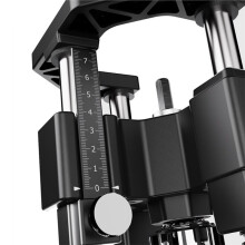 Multi-Angle Drilling Guide for Wood and Metal - Aluminum Alloy Drill Stand with Scale, 1-10mm Clamping Range