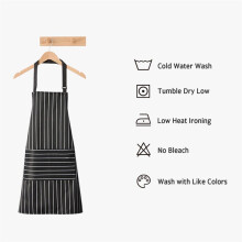 Verstellbare Latzschürze mit 2 Taschen für Kochen, Küche, Köche, Damen und Herren