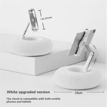 Plush Ornament, Phone Stand, Snack Bowl, 360 Adjustable Phone Stand, Suitable for Smartphones and Tablets. A