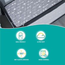 1 Cubrecolchón Pack And : Impermeable, Acolchado, Ultrasuave, 99 X 68 cm (Ajustable)