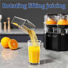 DualHead Electric Orange Juicer Squeezer Citrus Juicer Machines with Power Cord Cleaning Brush for Home Kitchen B
