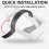 Soft Weight Relief VR  Strap Cushion for  / PSVR2 /Meta Quest 3 Decompression Headband Pressure Relief 4