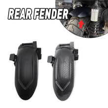 Motorcycle Mudguard Rear Wheel Hugger Mudflap Guard Cover Protector for 368G 2024-2025 Black