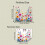 (BB2887) Floral Butterfly PVC Window Stickers 2