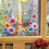 (BB2887) Floral Butterfly PVC Window Stickers 2