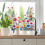(BB2887) Floral Butterfly PVC Window Stickers 4