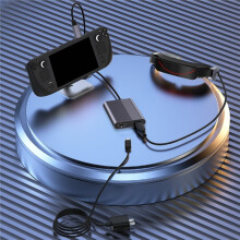 2-in-1 USB-C Hub VR/AR Glasses Charging Converter, 4K 60Hz Gaming Console Expansion Hub, Screen Mirroring Device PD100W