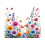 (BB2887) Floral Butterfly PVC Window Stickers 7