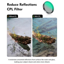 ND/PL Combo Filter Set for Osmo Action 6 - Snap- ND8/PL to ND64/PL, Secure Anti-Slip, for Video in Changing Light