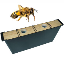 6L Bee Hive Frame Feeder for Beekeeping, Internal Hive Feeding, Black Beehive Feeder for Syrup or Water