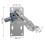 2Pcs 45 Degree Cabinet Hinges Soft Close Spring Buffer Heavy Duty Kitchen Cupboard Door Hinges 6