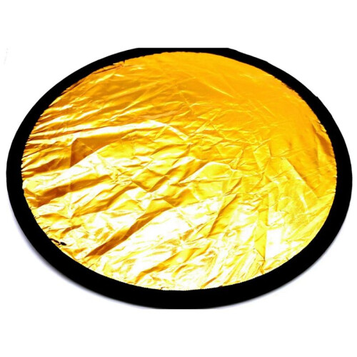 Photography Reflector 2-in-1 Gold Silver Foldable  Round Portable Suitable for Studio Diffuser 1