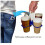 Compact and Durable Beverage Tray - Foldable, Reusable Coffee, Soda, and Beer Beverage Rack 2