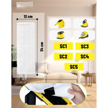 Steam Mop Cloth Rags for Easyfix SC1 SC2 SC3 SC4 SC5 Microfiber Cleaning Pad Cover Steam Cleaner