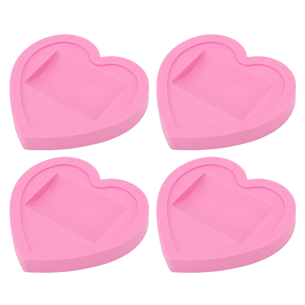 Pink Rubber Caster Cups For Furniture Feet (4Pcs) 9014198568885