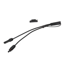 10AWG zonnepaneel naar SAE-adapterkabel zwart 0,35 m
