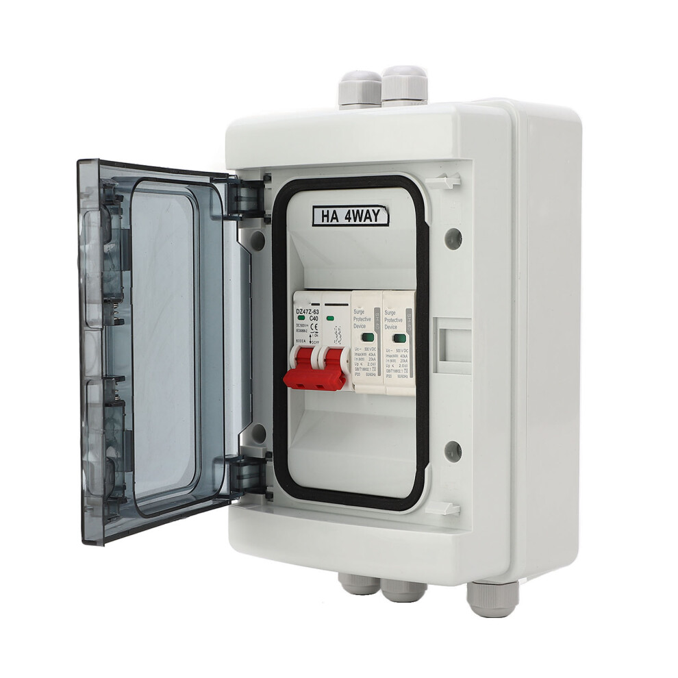 Ha 4Way Waterproof Dc 500V 40A Circuit Breaker Mcb Isolation Switch 3111389034412