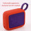(red) GO4 Speaker Case - Drop-Proof & Scratch Protection 4