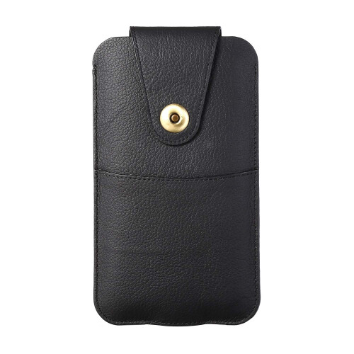 Leather Phone Holster Belt Loop Case W for iPhone and Samsung, Durable Vertical Protection 1