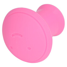 Silica-Gel-Kiefermuskeltrainer Gesichtsstraffungstool Pink 6x6,5x3,6cm