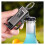 Butane Torch Lighter, Windproof Butane Lighter with Blue Jet Flame, Refillable Keychain  Black 2