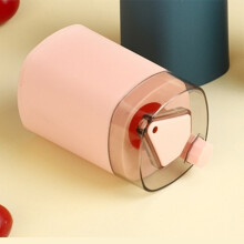 Porta- Dentaltta in Plastica Rosa Dispenser Dispenser Automatico Intelligente a Spinta 8,3x5,5cm