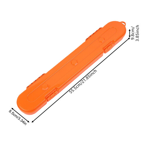 (Orange) Portable Chainsaw Chain Storage Case - Universal Holder 2