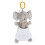 Newborn Plush Rattle Soother Towel 1