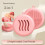 (Pink) Silicone Sponge Case - Dustproof Travel Organizer 6