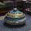 Ceramic Colour Enamel Incense Burner | Exquisite Retro Cone Holder 10