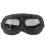 Motorradbrille mit farbiger Linse, winddicht, antifog, grau 2