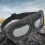 Motorradbrille mit farbiger Linse, winddicht, antifog, grau 4