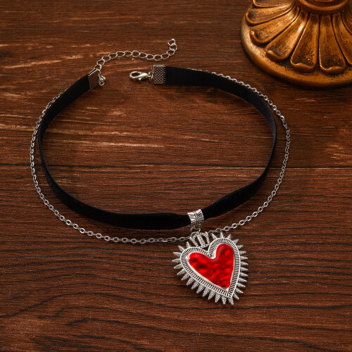 (YR3835-2) Gothic Necklace for Party, Hypoallergenic 2