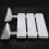 Wall Mounted Folding Shower Seat, SpaceSaving, 250 lb Capacity, White Small, for Elderly 5