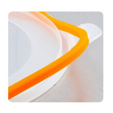 Plateau de Service Divisé avec Couvercle Snack Plateau de Fruits et LéGumes en Acier Inoxydable 5 Compartiments Plateau Snackle Boxes Conteneur