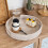 (White, 30cm) Handwoven Rattan Fruit Basket Kitchen Decor 2