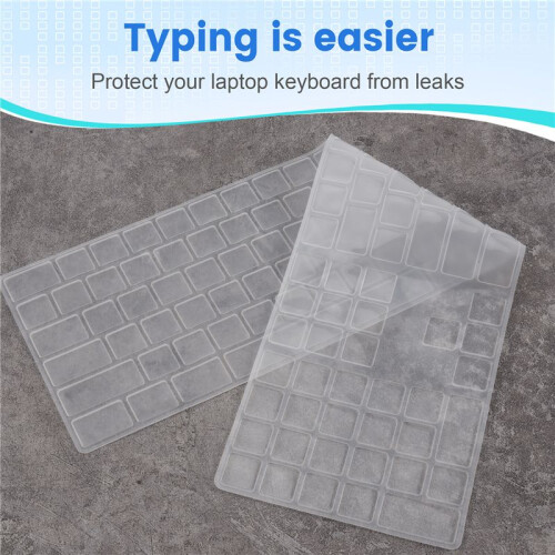 Silicone Thin Keyboard Skin Cover Protector With Numeric Keypad For   Transparent 2