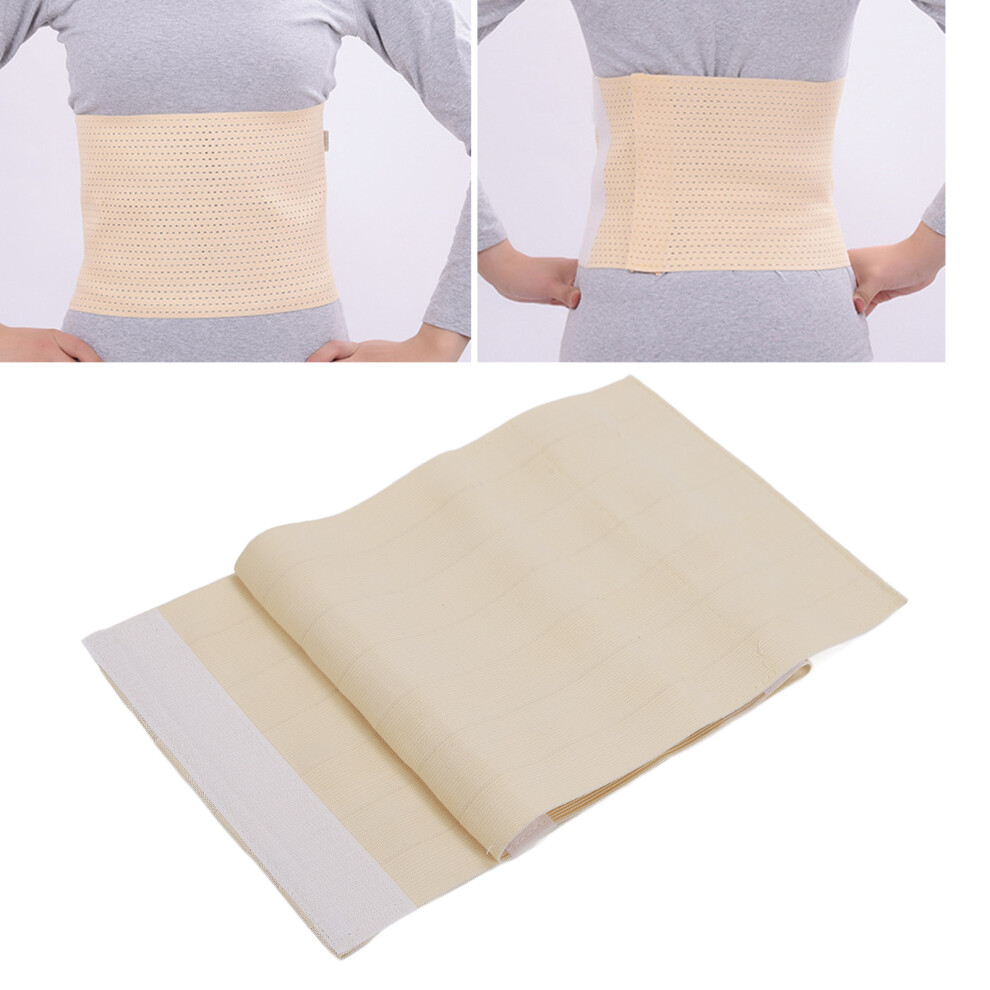 Elastic Postpartum Abdominal Binder Waist Support Belt, Breathable Cloth L