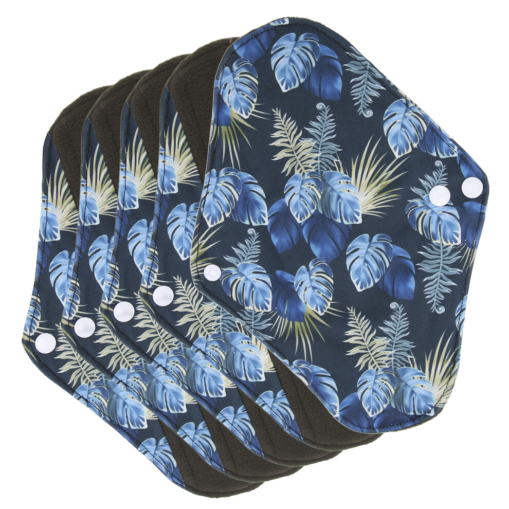 5pcs Washable Reusable Water Absorption Menstrual Pads 18x25cm