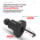 (Black Hook) Silicone Car Phone Holder for Air Vent, One-Hand Use 2