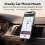 (Black Hook) Silicone Car Phone Holder for Air Vent, One-Hand Use 10