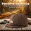 (Coffee) Vintage Men\'s Soft Cap for Outdoor 4
