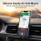 (Black Hook) Silicone Car Phone Holder for Air Vent, One-Hand Use 13
