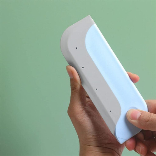 Shower Squeegee with Hook Bathroom Window Scraper Universal Fit Glass Cleaner Wiper 2