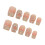 (L) Glitter Tip Christmas Fake Nails, Waterproof & Durable 9