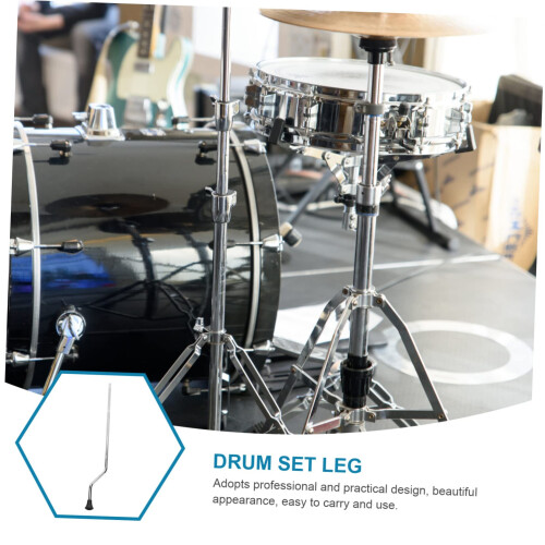 Drum Leg Replacement Stainless Steel Fitting Restores Drum Stability for Percussion Instruments 1