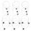 3 Sets Classical Guitar Strings Nylon Silver Plated Accessories NX35 1