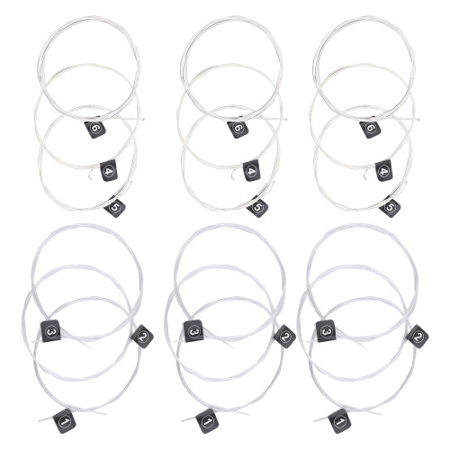 3 Sets Classical Guitar Strings Nylon Silver Plated Accessories NX35